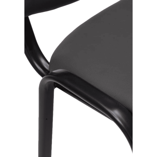 Silla de Conferencia KEN Simil cuero Gris 53X53X83 cm