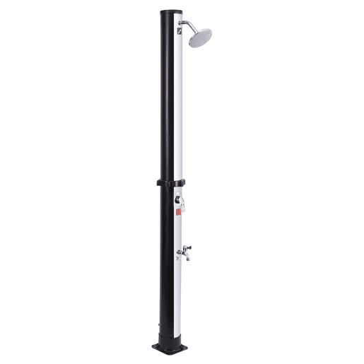 Chuveiro solar MOOREA preto e prateado 18L Chuveiro solar MOOREA preto e prateado 18L