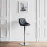 Banco de bar JASPER 48×46×106 cm Cor Preto