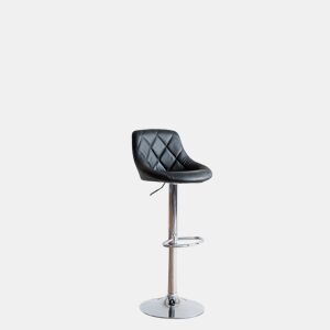 Banco de bar JASPER 48×46×106 cm Cor Preto