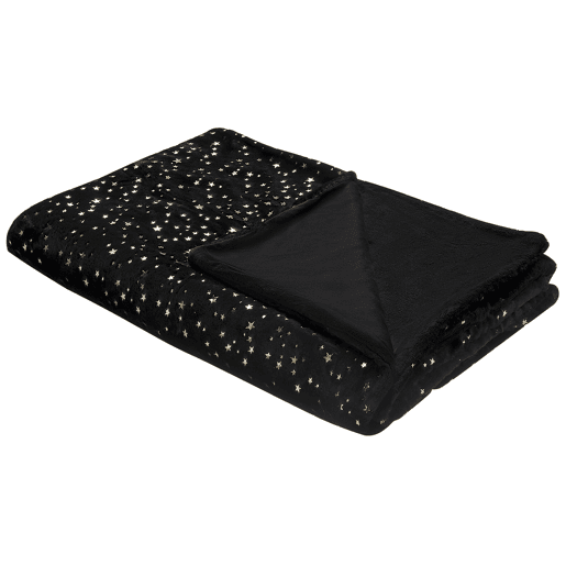 Manta ALAZEYA 130 x 180 cm Preto