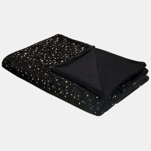 Manta ALAZEYA 130 x 180 cm Preto