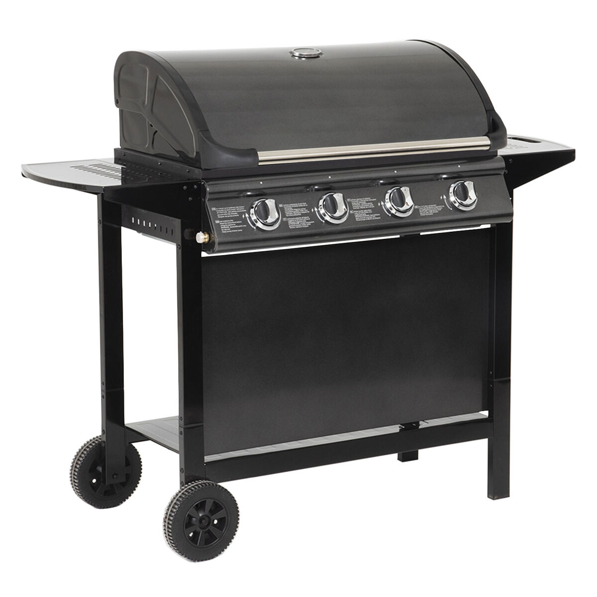 Barbacoa de gas, 4 quemadores