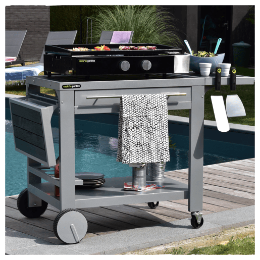 Cook'in Garden - Plancha a gás FINESTA 2B - 2 queimadores 5kW