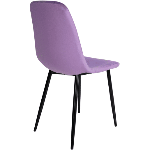 Silla de comedor Napier Terciopelo Lila 51X44X88 cm