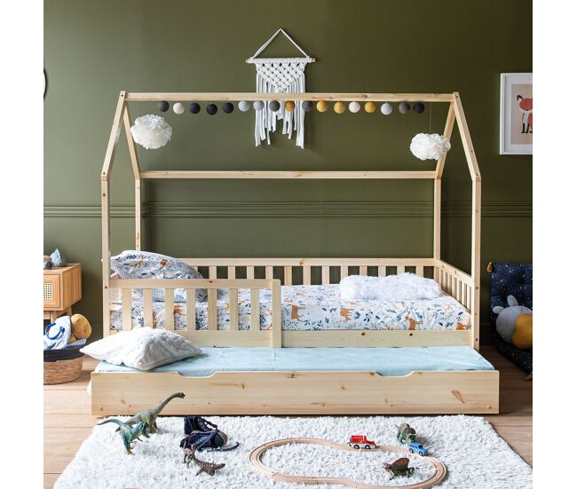 Cama de madera para niños MARCEAU 98x197