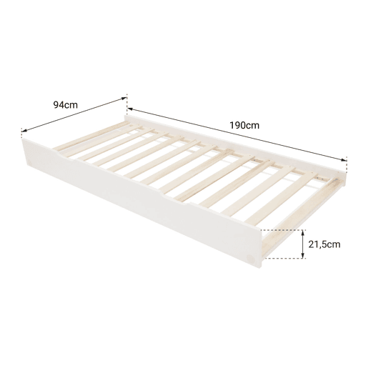 Cajón-cama blanco MARCEAU Cajón-cama blanco MARCEAU