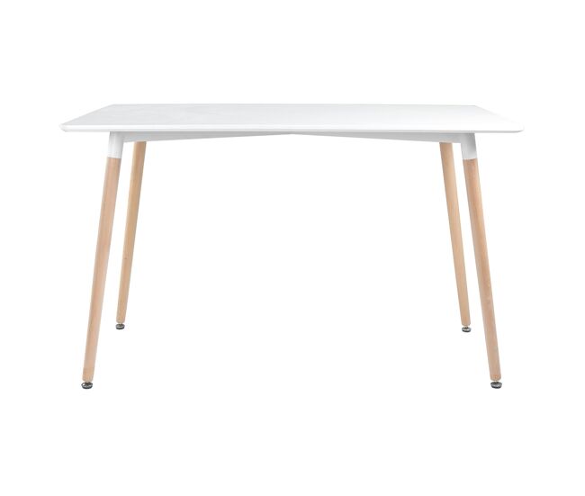 Mesa de MDF rectangular PIA blanco 120x70x75cm