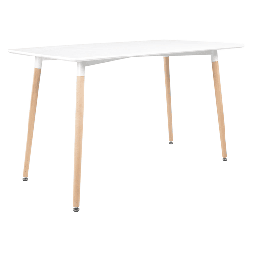Mesa retangular em MDF PIA branco 120x70x75cm