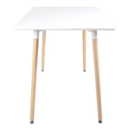 Mesa retangular em MDF PIA branco 120x70x75cm