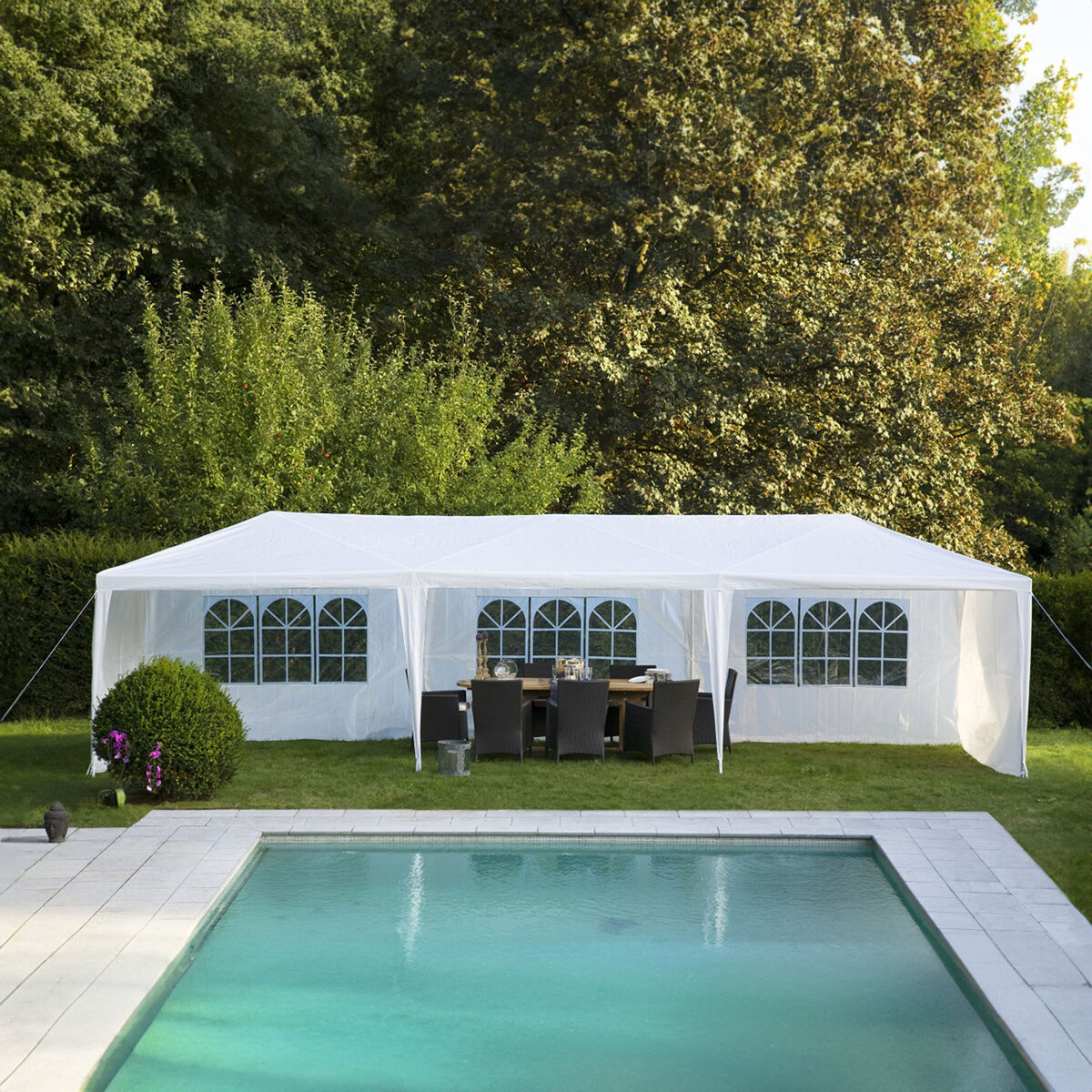 Carpa para eventos alizé 300×900 cm blanco