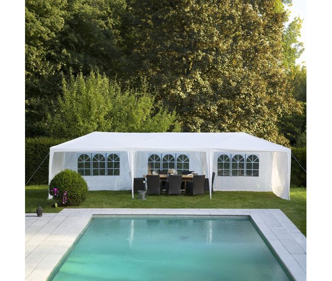Carpa para eventos alizé 300×900 cm blanco