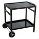 Carrito con clip para plancha COBAN Carrito con clip para plancha COBAN Negro