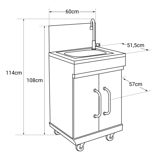 Cook'in Garden - Armário lateral com lava-loiça FIDGI Cook'in Garden - Armário lateral com lava-loiça FIDGI