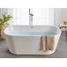 Beliani Bañera independiente HAVANA 73x170 Beliani Bañera independiente HAVANA 73x170 Blanco
