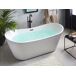 Beliani Bañera independiente ANTIGUA 80x168 Beliani Bañera independiente ANTIGUA 80x168 Blanco