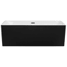 Banheira autónoma RIOS 1700 x 800 mm Preto