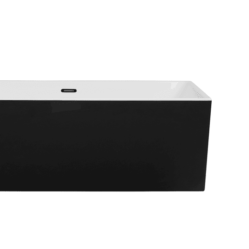 Banheira autónoma RIOS 1700 x 800 mm Preto