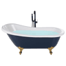 Banheira autónoma em acrílico azul 153 x 77 cm CAYMAN