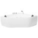 Beliani Bañera esquinera MEVES 140x140 Beliani Bañera esquinera MEVES 140x140 Blanco