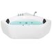Beliani Bañera esquinera MEVES 140x140 Beliani Bañera esquinera MEVES 140x140 Blanco