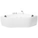 Beliani Bañera esquinera MEVES 140x140 Beliani Bañera esquinera MEVES 140x140 Blanco