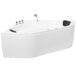 Beliani Bañera esquinera MEVES 140x140 Beliani Bañera esquinera MEVES 140x140 Blanco