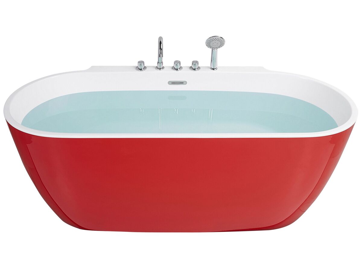 Beliani Bañera independiente ROTSO 80x170