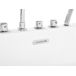 Beliani Bañera independiente ROTSO 80x170 Beliani Bañera independiente ROTSO 80x170 Blanco
