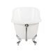 Beliani Bañera independiente CAYMAN 77x153 Beliani Bañera independiente CAYMAN 77x153 Azul