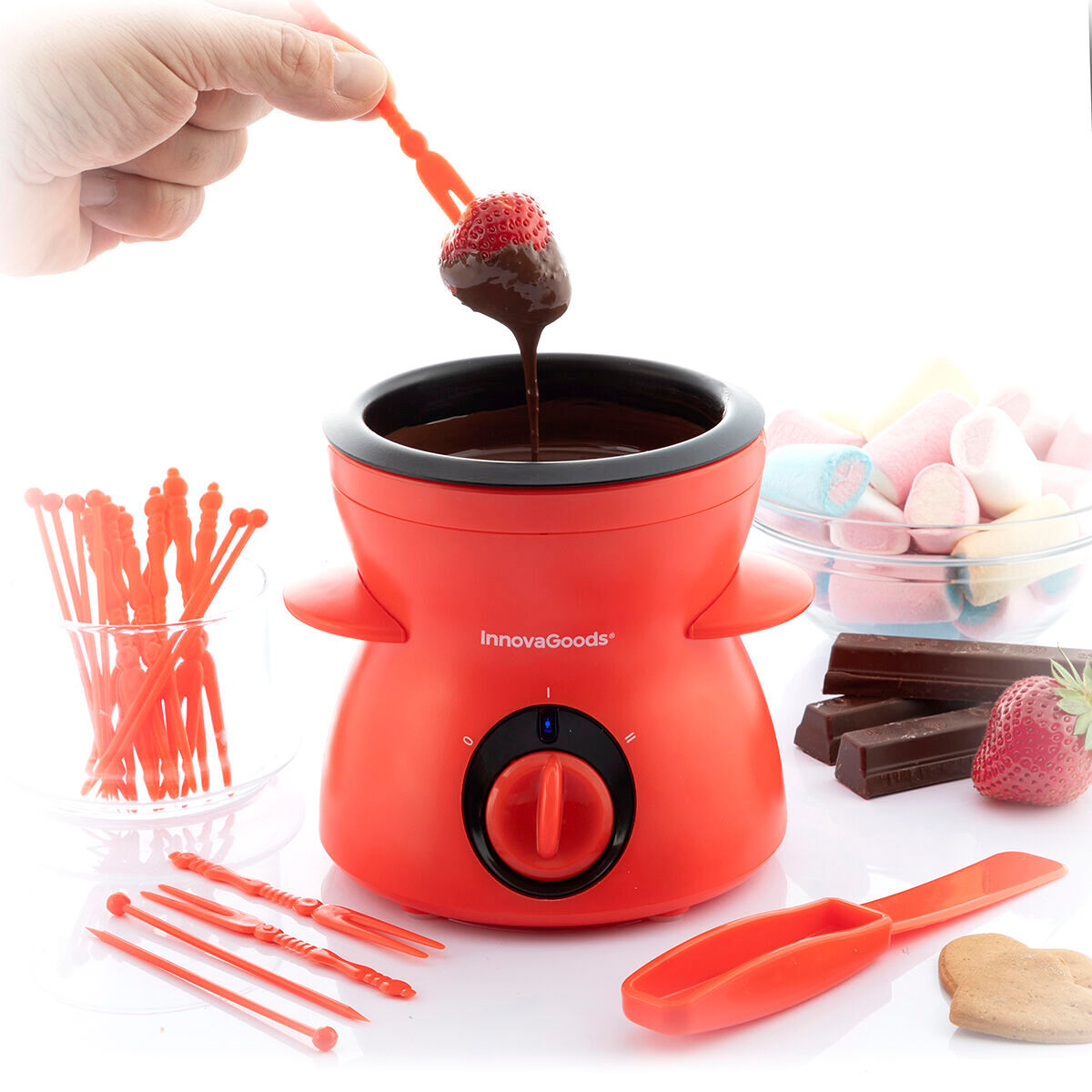 Fondue de Chocolate con Accesorios