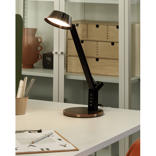 Beliani Iluminação para escritório CHAMAELEON