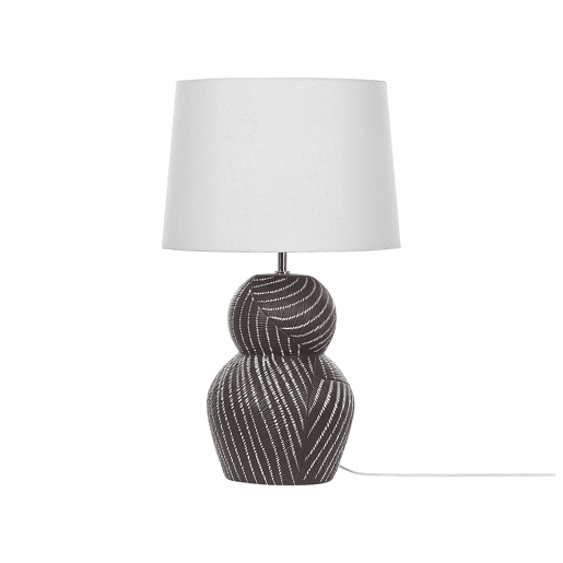 Candeeiro de mesa GUAPORE Cerâmica Preto