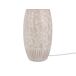Beliani Lámpara de mesa SALZA Beliani Lámpara de mesa SALZA Beige