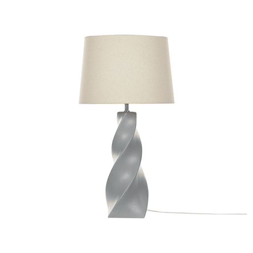 Candeeiro de mesa BELAYA Cerâmica Cinzento