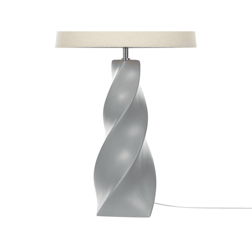 Candeeiro de mesa BELAYA Cerâmica Cinzento