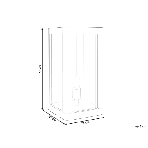 Beliani Candeeiro de mesa KOLIDAM