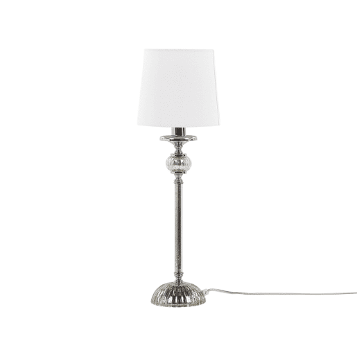Candeeiro de mesa KUBENA Metal Branco Candeeiro de mesa KUBENA Metal Branco
