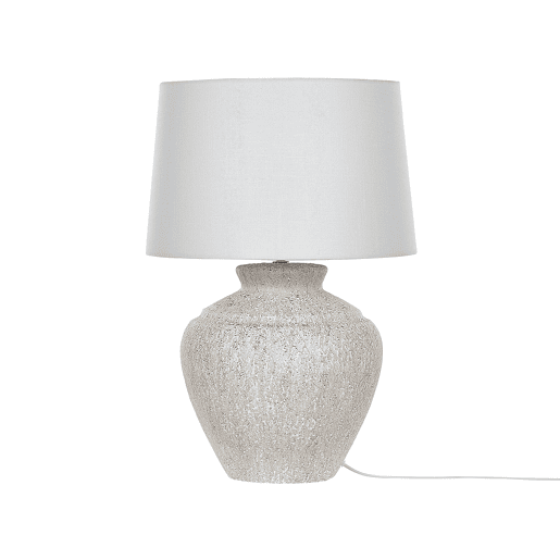 Candeeiro de mesa CAINE Cerâmica Creme
