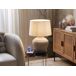 Beliani Lámpara de mesa CAINE Beliani Lámpara de mesa CAINE Beige