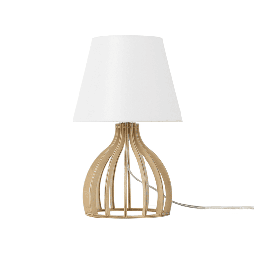 Candeeiro de mesa AGUEDA CastanhoBranco Candeeiro de mesa AGUEDA CastanhoBranco