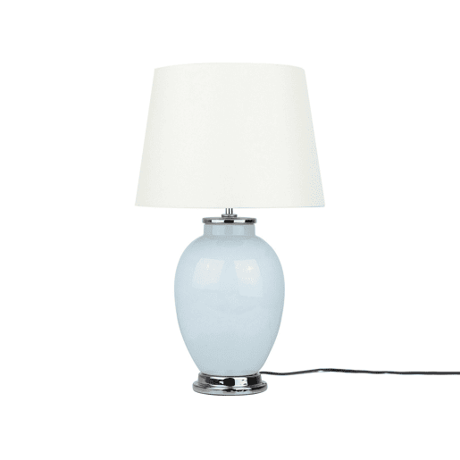 Candeeiro de mesa BRENTA Cerâmica Azul claro