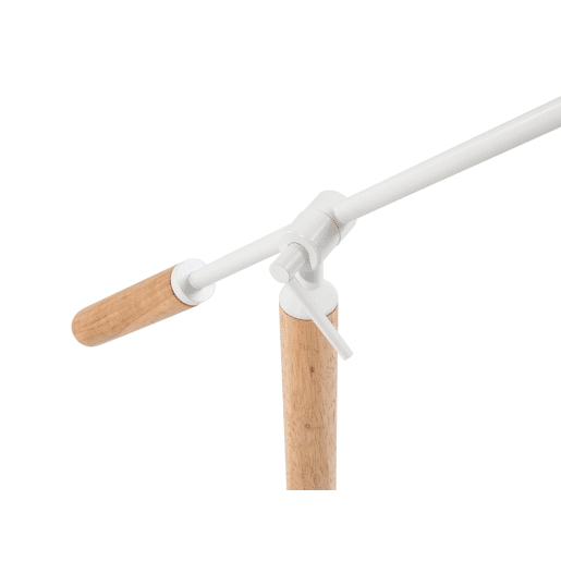 Candeeiro de secretária PECKOS Ajustável Metal Branco