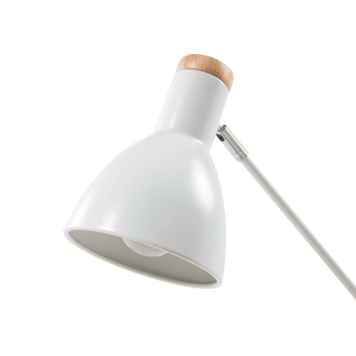Candeeiro de secretária PECKOS Ajustável Metal Branco