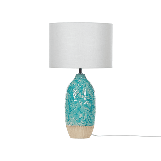 Candeeiro de mesa ATABA Cerâmica Turquesa