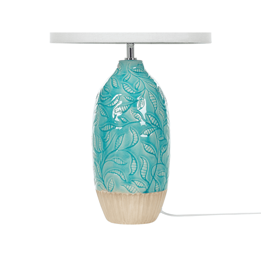 Candeeiro de mesa ATABA Cerâmica Turquesa