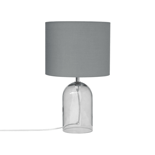 Candeeiro de mesa DEVOLL Vidro Cinzento Candeeiro de mesa DEVOLL Vidro Cinzento
