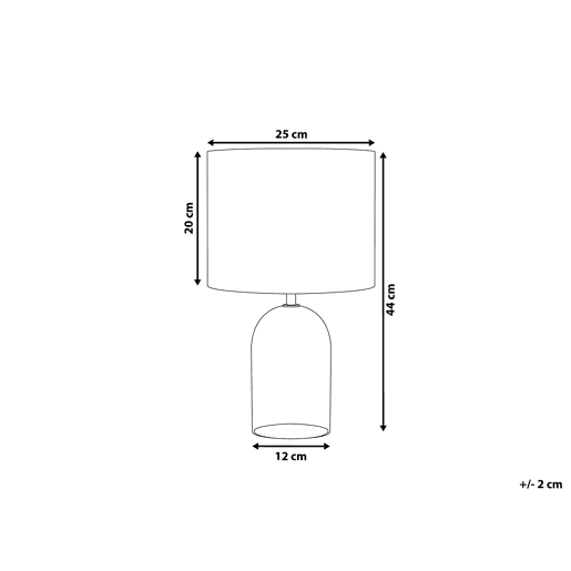 Candeeiro de mesa DEVOLL Vidro Cinzento Candeeiro de mesa DEVOLL Vidro Cinzento