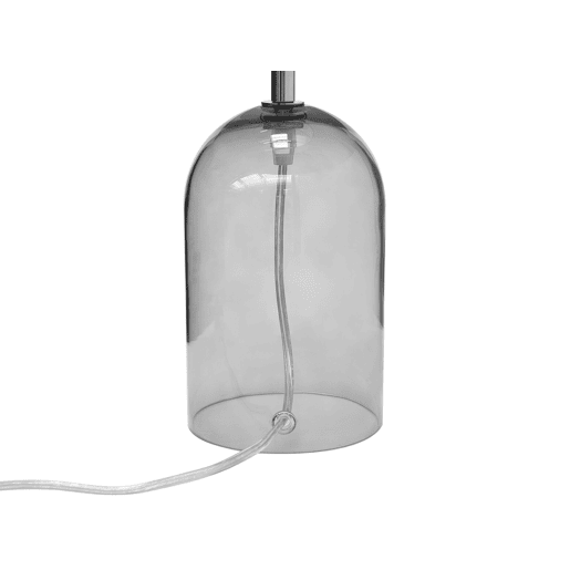 Candeeiro de mesa DEVOLL Vidro Cinzento Candeeiro de mesa DEVOLL Vidro Cinzento