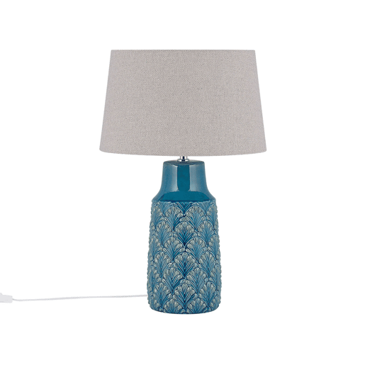 Candeeiro de mesa THAYA Cerâmica Azul